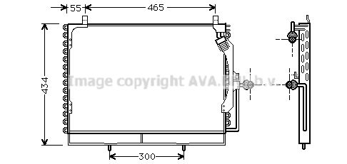 AVA QUALITY COOLING Конденсатор, кондиционер MS5161